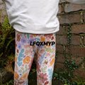 Autumn Floral cuffed leggings - Children’s leggings