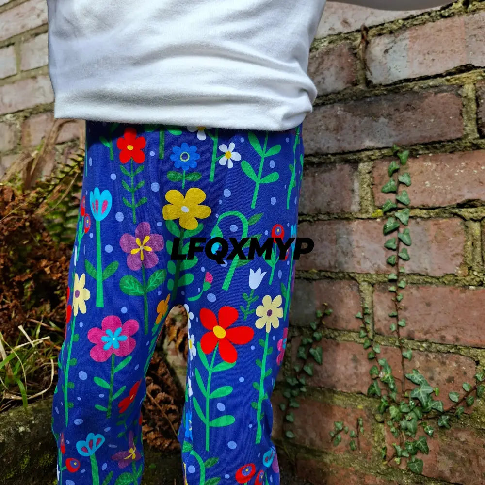 Bright Floral Cross Fit Trousers