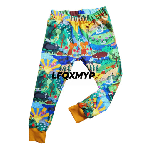British Wildlife cuffed leggings
