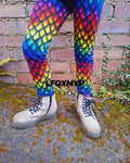 Dragon Scale Hemmed Leggings