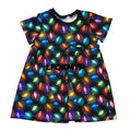 Fairy Lights Gathered Dress - Gathered waist dress