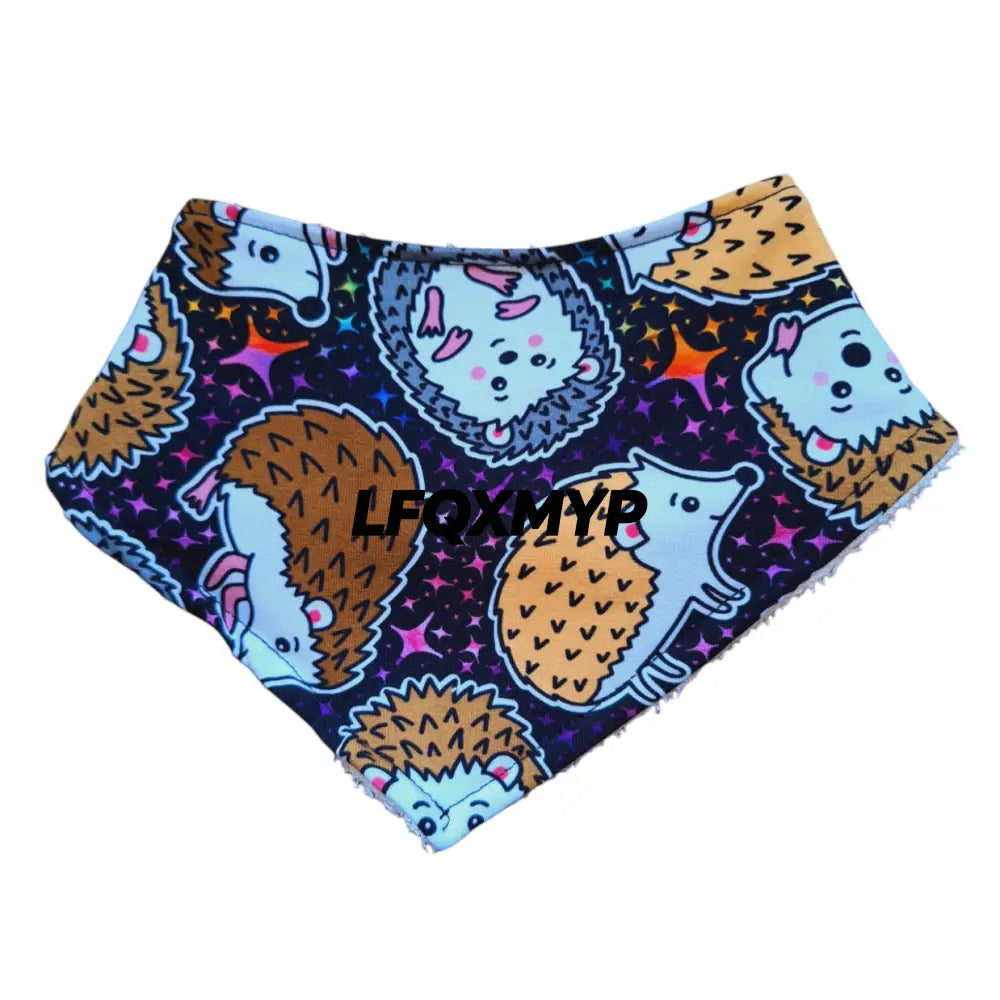 Hedgehog bandana bib