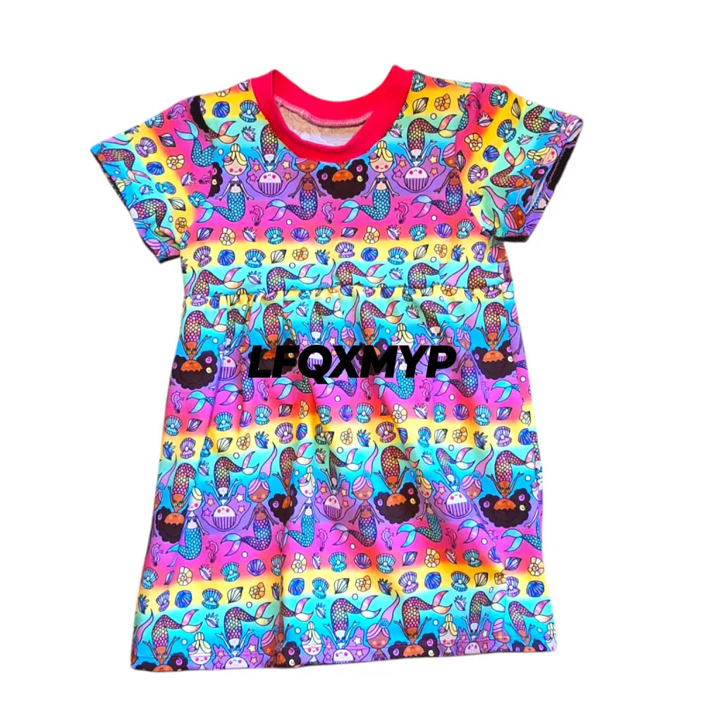 Mermaid Gathered Dress
