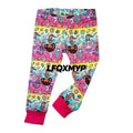 Mermaid Print Cuffed Leggings for Children