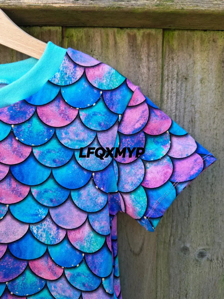 Mermaid Scale Twirly Dress - Twirly dress