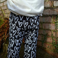 Mono Hearts Cross Fit Trousers
