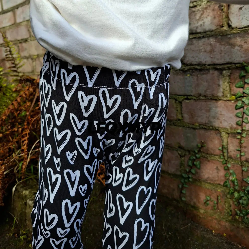 Mono Hearts Cross Fit Trousers
