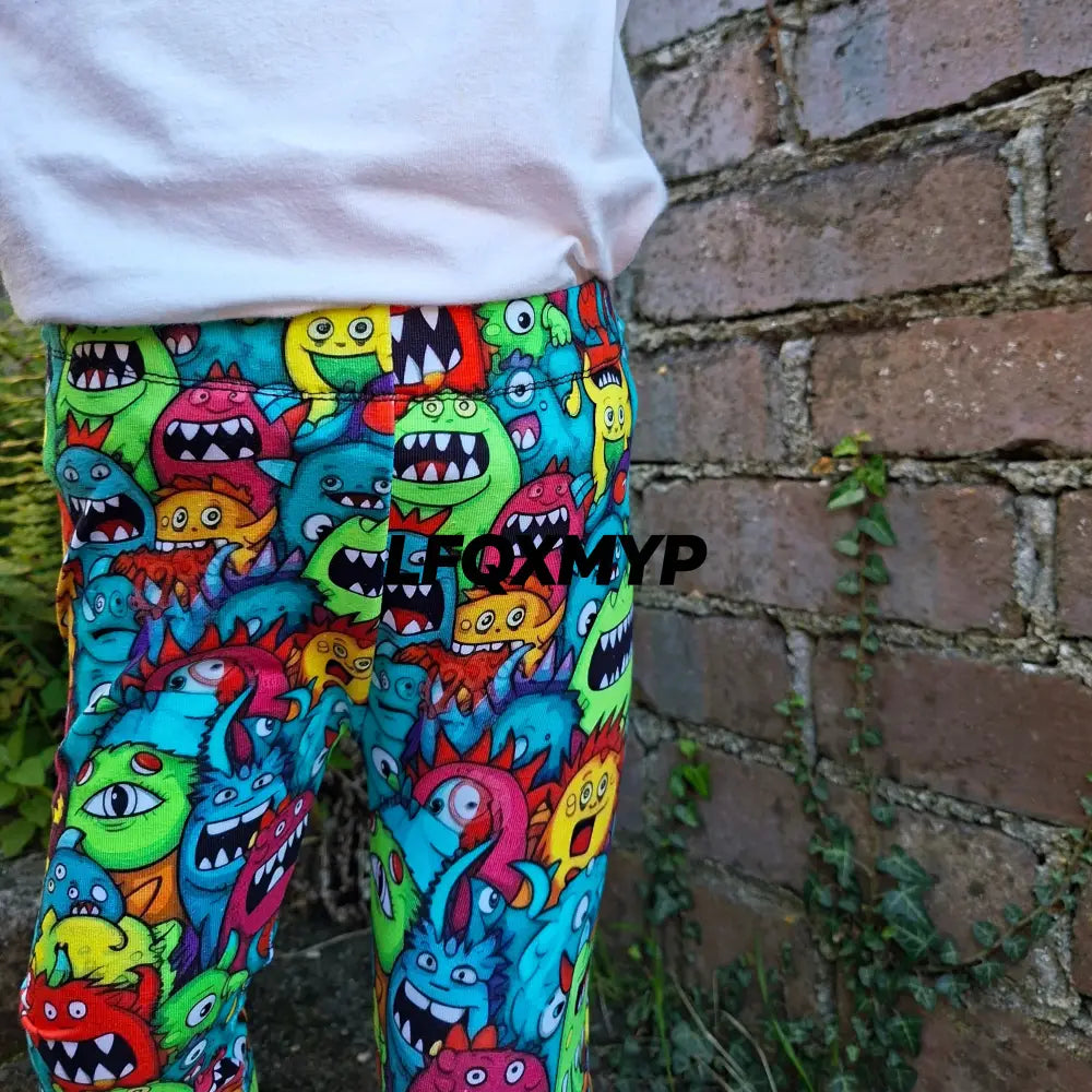 Monster Mash cuffed leggings