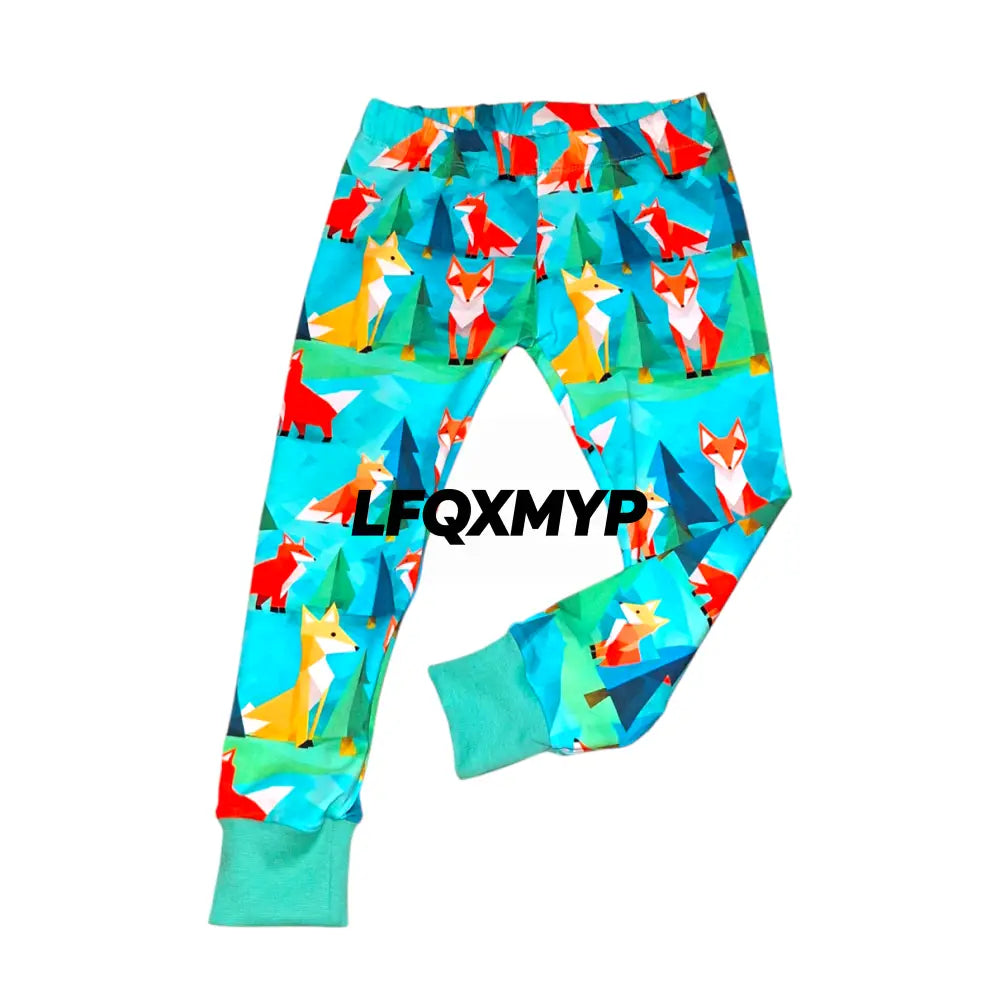 Origami Fox cuffed leggings