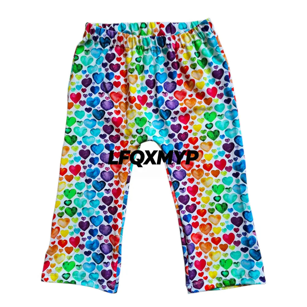 Rainbow Hearts Cross Fit Trousers