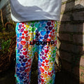 Rainbow Hearts Cross Fit Trousers