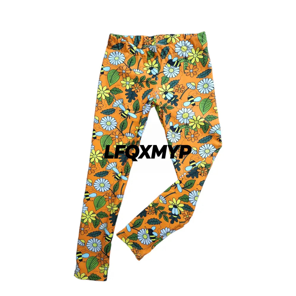 Retro Bee Hemmed Leggings
