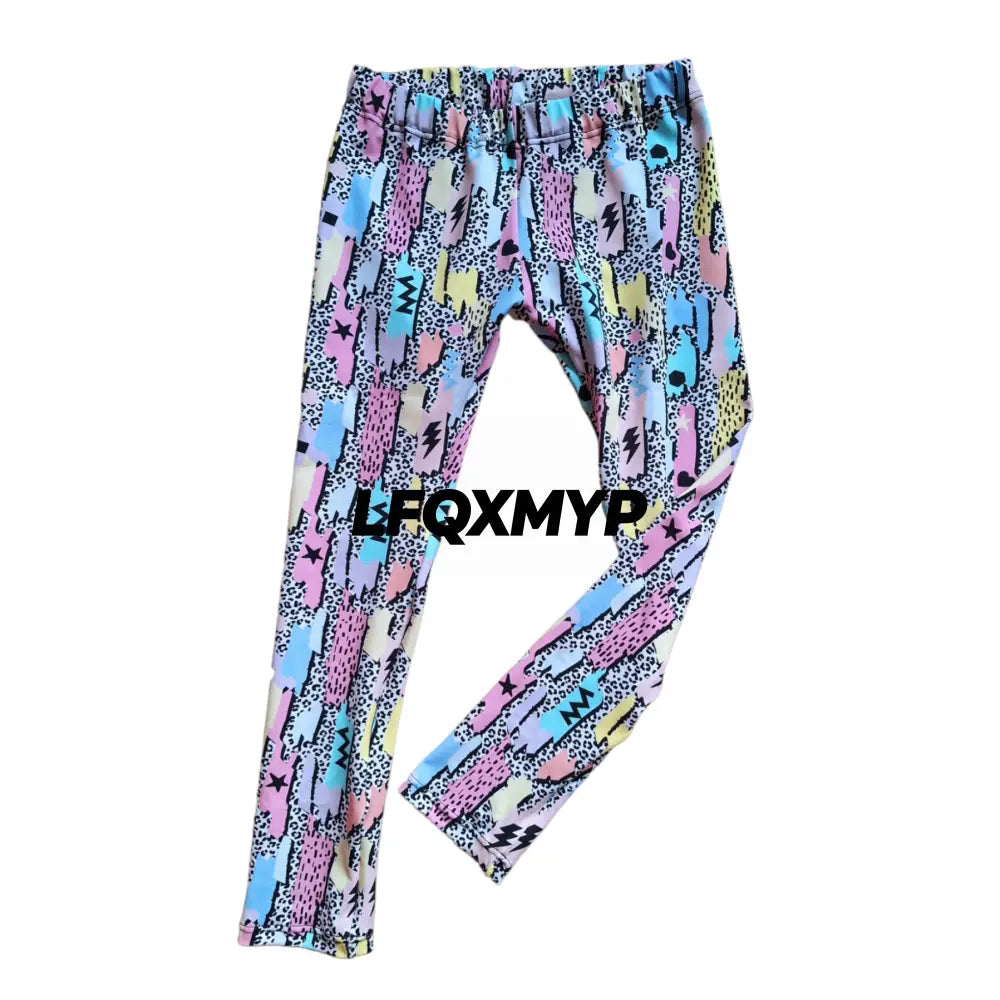 Retro Dash Hemmed Leggings