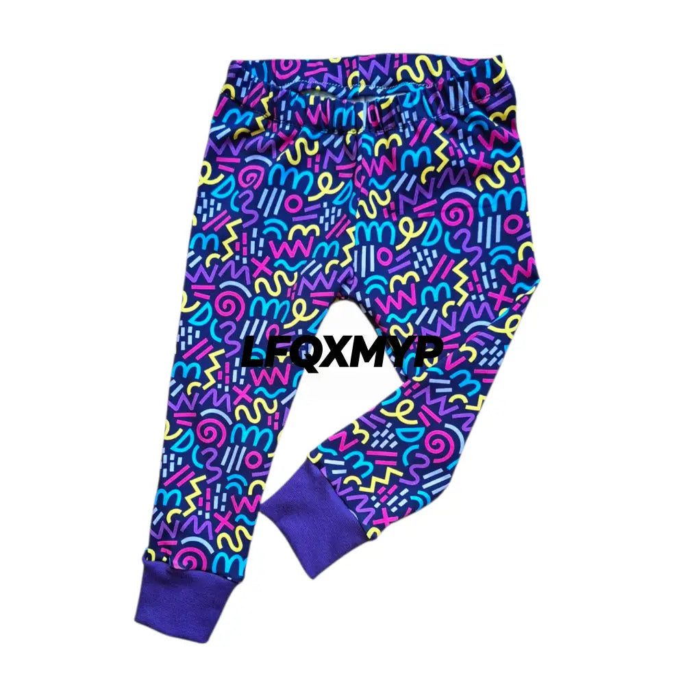 Squiggle Cuffed Leggings