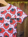 Strawberry Twirly Swirly Dress