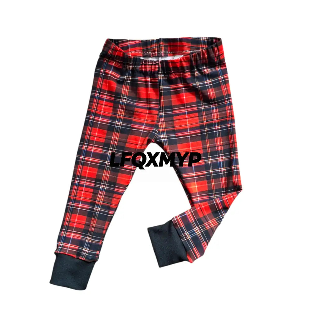 Tartan Cuffed Leggings
