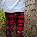 Tartan Cuffed Leggings