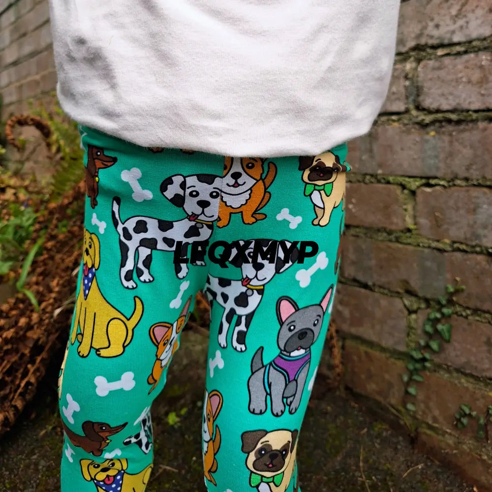 Tiny Dogs cuffed leggings - Children’s leggings