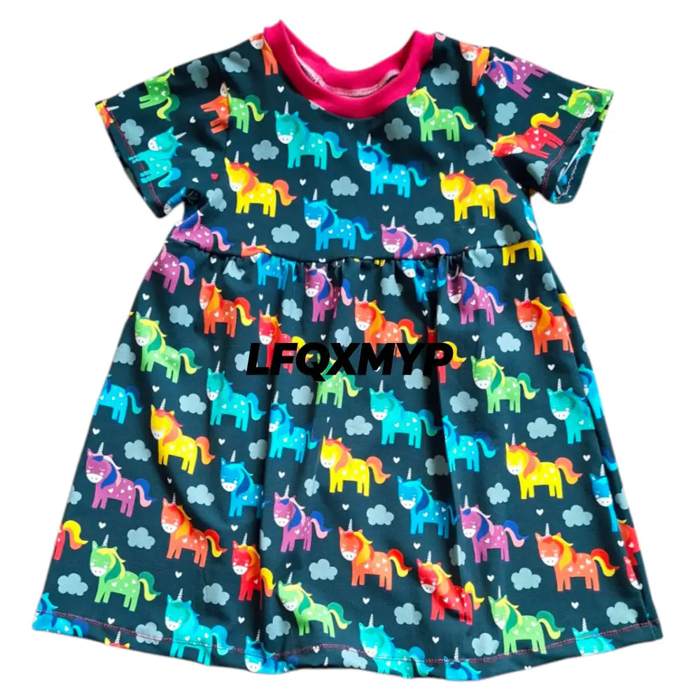 Unicorn Gathered Waist Dress