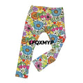 Wild Flowers Hemmed Leggings