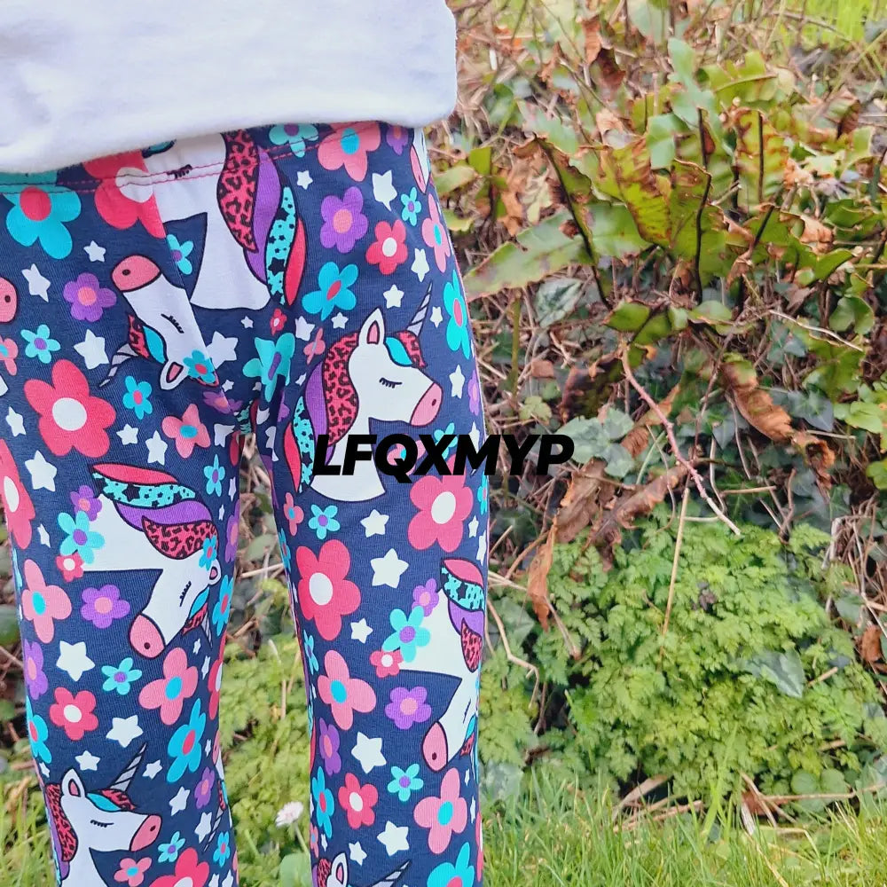 Wild Unicorn Cuffed Leggings