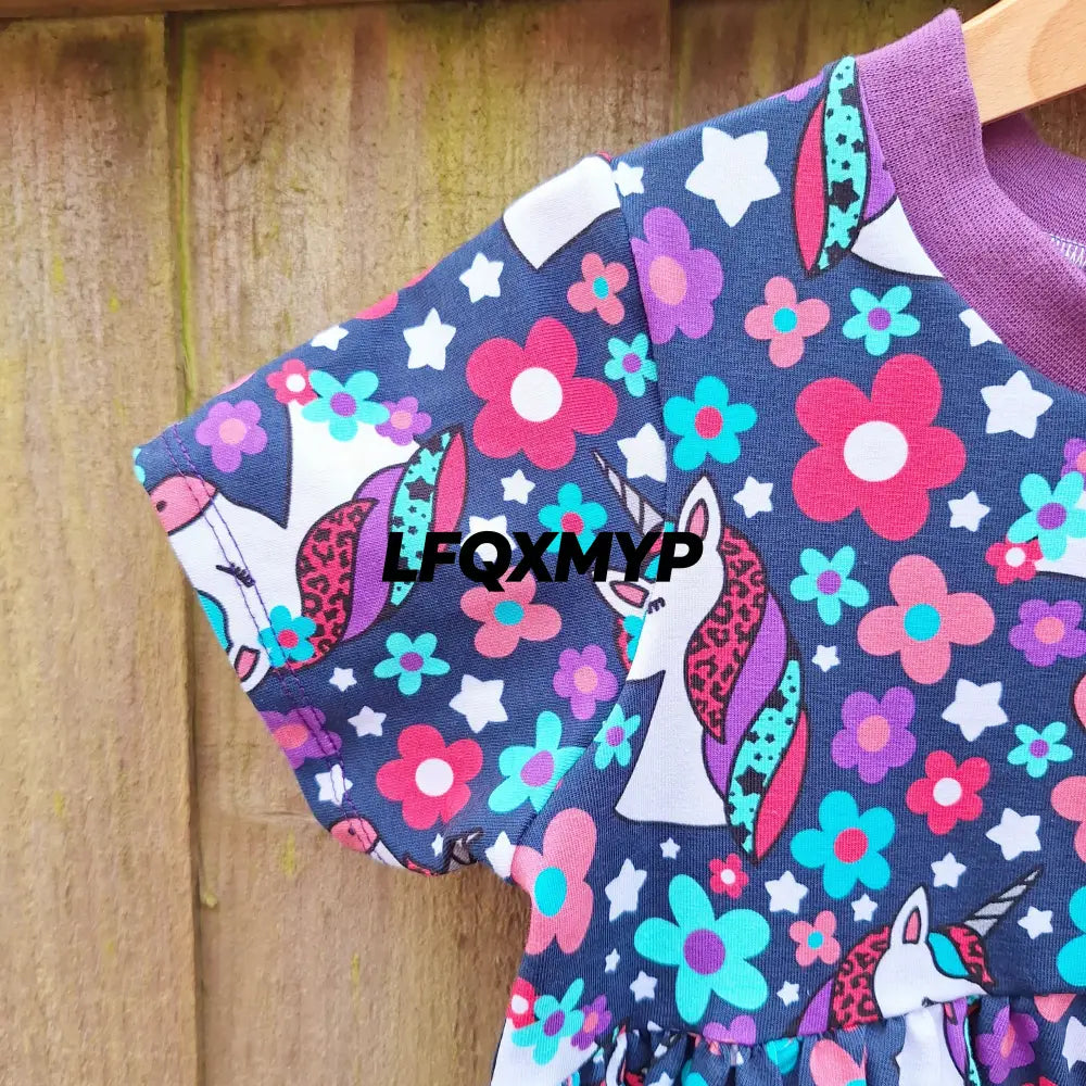 Wild Unicorn Gathered Dress