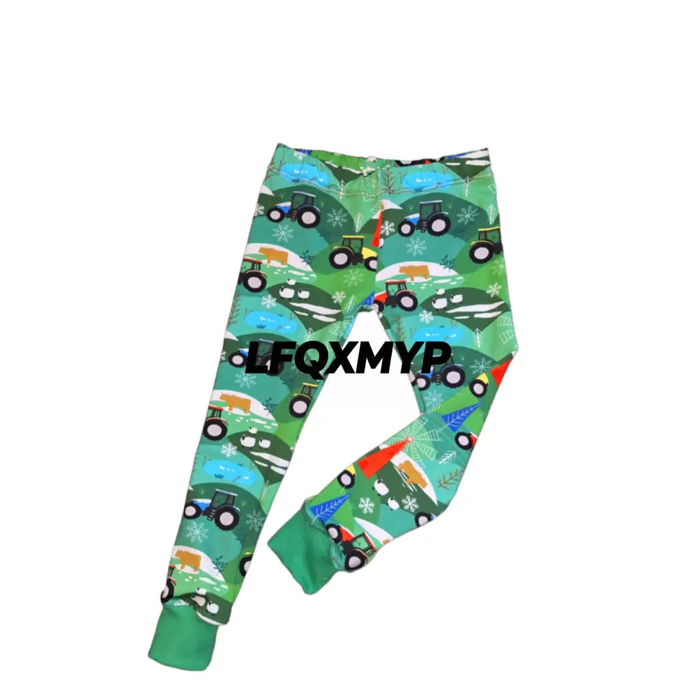 Winter Farm Cuffed Leggings