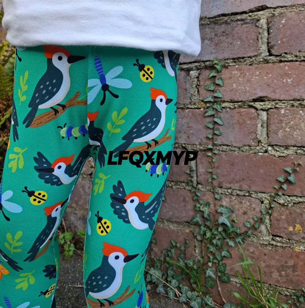 Woodpecker Cuffed Leggings